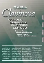 Yamaha Clavinova CLP- Mode D'Emploi предпросмотр