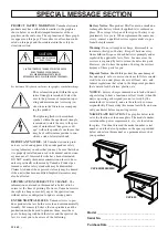 Предварительный просмотр 2 страницы Yamaha Clavinova CLP- Mode D'Emploi