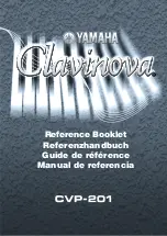 Yamaha Clavinova CVP-201 Reference Booklet предпросмотр