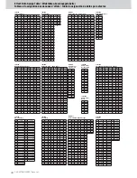 Предварительный просмотр 44 страницы Yamaha Clavinova CVP-301 Data List