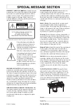 Предварительный просмотр 2 страницы Yamaha Clavinova CVP-609 Owner'S Manual