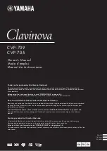 Yamaha Clavinova CVP-709 Owner'S Manual предпросмотр