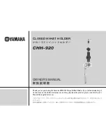 Yamaha Closed Hi-Hat Holder CHH-920 Owner'S Manual preview