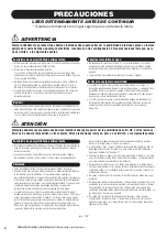 Предварительный просмотр 4 страницы Yamaha CP1SF Manual De Instrucciones
