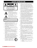 Preview for 2 page of Yamaha CRX-E300 Instructions For Use Manual