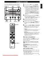 Preview for 13 page of Yamaha CRX-E300 Instructions For Use Manual