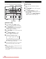 Preview for 14 page of Yamaha CRX-E300 Instructions For Use Manual