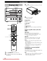 Предварительный просмотр 16 страницы Yamaha CRX-E300 Instructions For Use Manual