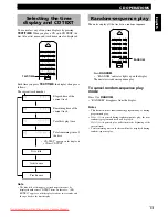 Preview for 17 page of Yamaha CRX-E300 Instructions For Use Manual