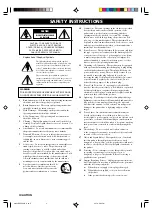 Preview for 2 page of Yamaha CRX-E500 Owner'S Manual