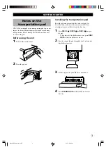 Preview for 7 page of Yamaha CRX-E500 Owner'S Manual