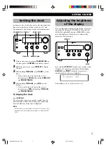 Preview for 11 page of Yamaha CRX-E500 Owner'S Manual