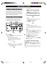 Preview for 17 page of Yamaha CRX-E500 Owner'S Manual