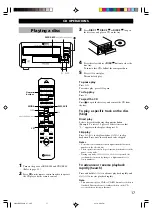 Preview for 21 page of Yamaha CRX-E500 Owner'S Manual