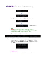 Preview for 3 page of Yamaha CRX-N560 Firmware Update Procedure