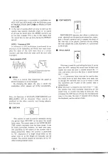 Preview for 8 page of Yamaha CS15D Owner'S Manual