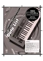 Предварительный просмотр 1 страницы Yamaha CS1X Data List