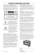 Предварительный просмотр 2 страницы Yamaha cvp-701 clavinova Owner'S Manual