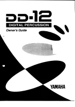 Предварительный просмотр 1 страницы Yamaha DD-12 Owner'S Manual