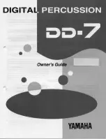 Yamaha DD-7 Owner'S Manual preview