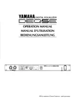 Yamaha DEQ5E Manuel De Fonctionnement preview