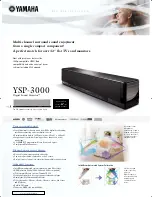 Yamaha Digital Sound Projector YSP-3000 New Product Bulletin preview