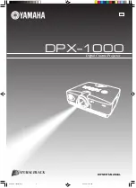 Preview for 1 page of Yamaha DPX-1000 Owner'S Manual