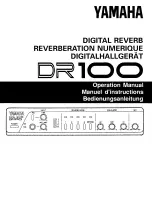 Предварительный просмотр 1 страницы Yamaha DR100 Operation Manual