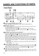 Предварительный просмотр 6 страницы Yamaha DR100 Operation Manual