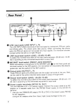 Предварительный просмотр 8 страницы Yamaha DR100 Operation Manual