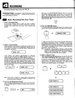 Preview for 8 page of Yamaha DRC-20 Owner'S Manual