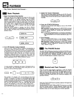 Preview for 12 page of Yamaha DRC-20 Owner'S Manual