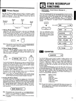 Preview for 13 page of Yamaha DRC-20 Owner'S Manual