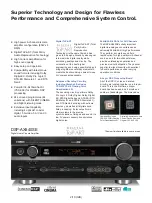 Предварительный просмотр 2 страницы Yamaha DSP-AX640SE Product Bulletin