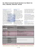 Предварительный просмотр 6 страницы Yamaha DSP-AX640SE Product Bulletin