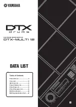 Yamaha DTX-MULTI Manual preview