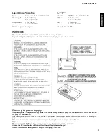 Preview for 3 page of Yamaha DVD-S663 Service Manual