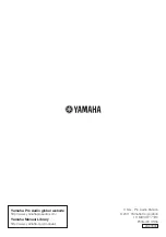 Предварительный просмотр 22 страницы Yamaha DXR8 Owner'S Manual