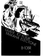 Предварительный просмотр 1 страницы Yamaha Electone B-10BR Manual