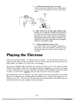 Preview for 10 page of Yamaha Electone B-2R Manual