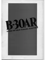 Preview for 1 page of Yamaha Electone B-30AR Manual