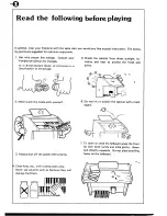 Предварительный просмотр 3 страницы Yamaha Electone B-40 Manual