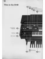 Предварительный просмотр 4 страницы Yamaha Electone B-40 Manual