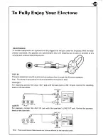 Предварительный просмотр 15 страницы Yamaha Electone B-40 Manual