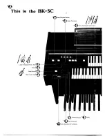 Предварительный просмотр 4 страницы Yamaha Electone BK-5C Manual