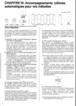 Предварительный просмотр 8 страницы Yamaha Electone C-405 Mode D'Emploi