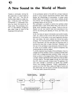 Preview for 6 page of Yamaha Electone CSY-2A Manual