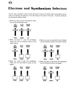 Preview for 8 page of Yamaha Electone CSY-2A Manual