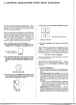 Предварительный просмотр 6 страницы Yamaha Electone F-25 User Manual