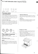 Предварительный просмотр 33 страницы Yamaha Electone FX-20 User Manual